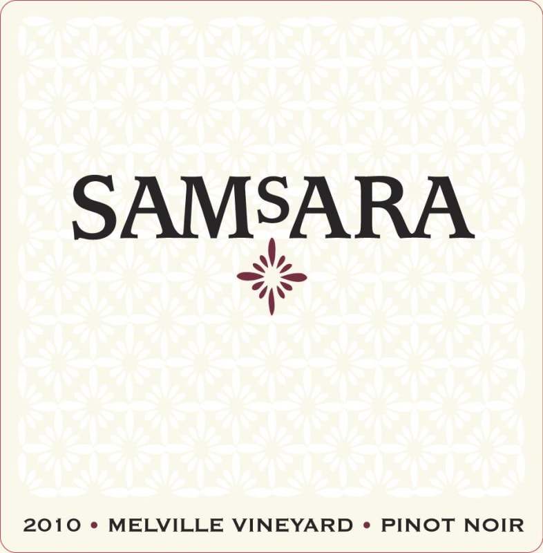 SAMsARA Melville Vineyard Pinot Noir 2010 Front Label