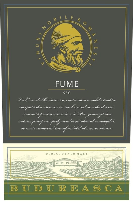 Budureasca Fume Blanc 2015 Front Label