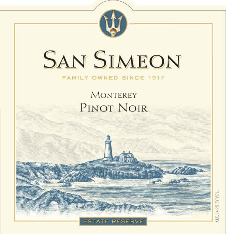 San Antonio San Simeon Pinot Noir 2013 Front Label