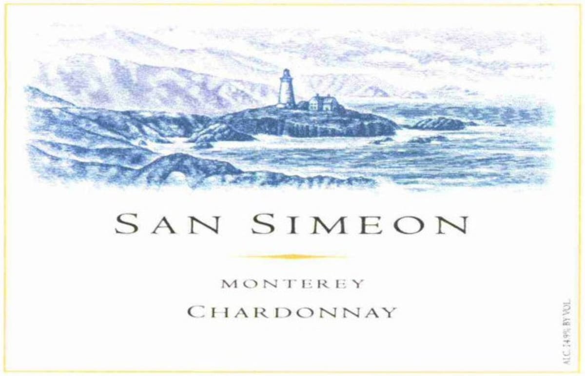 San Simeon Monterey Chardonnay 2013 Front Label