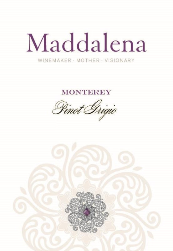 Maddalena Pinot Grigio 2014 Front Label