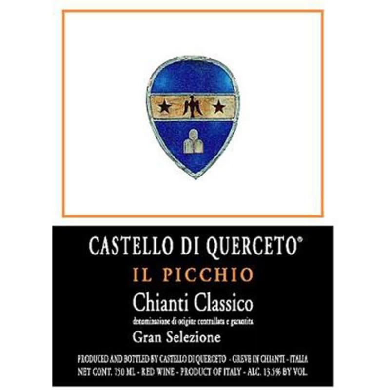 Castello di Querceto Chianti Classico Riserva Il Picchio 2012 Front Label