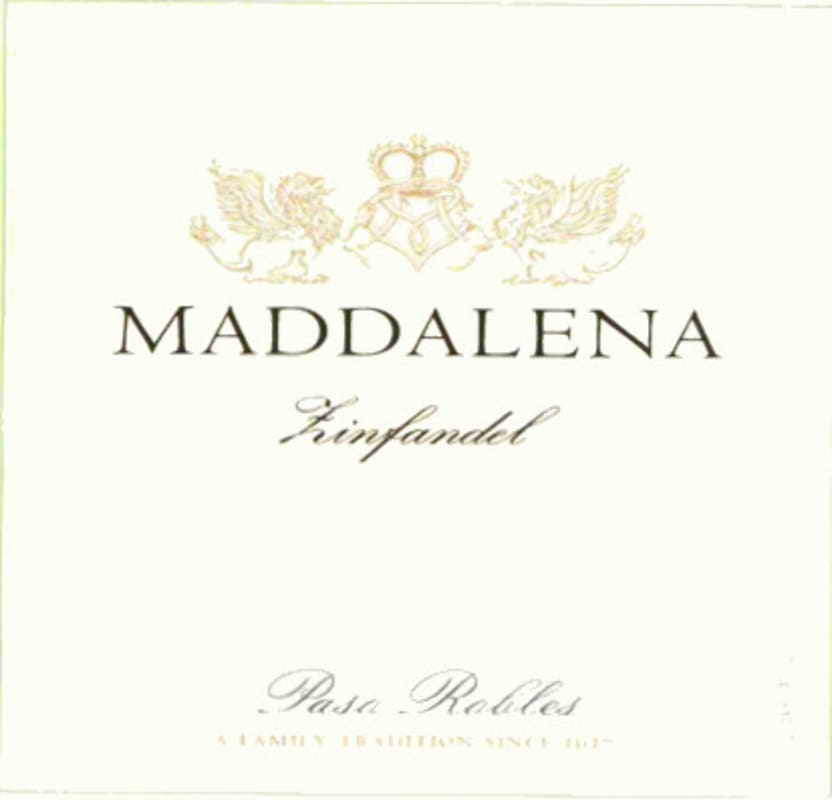 Maddalena Zinfandel 2008 Front Label