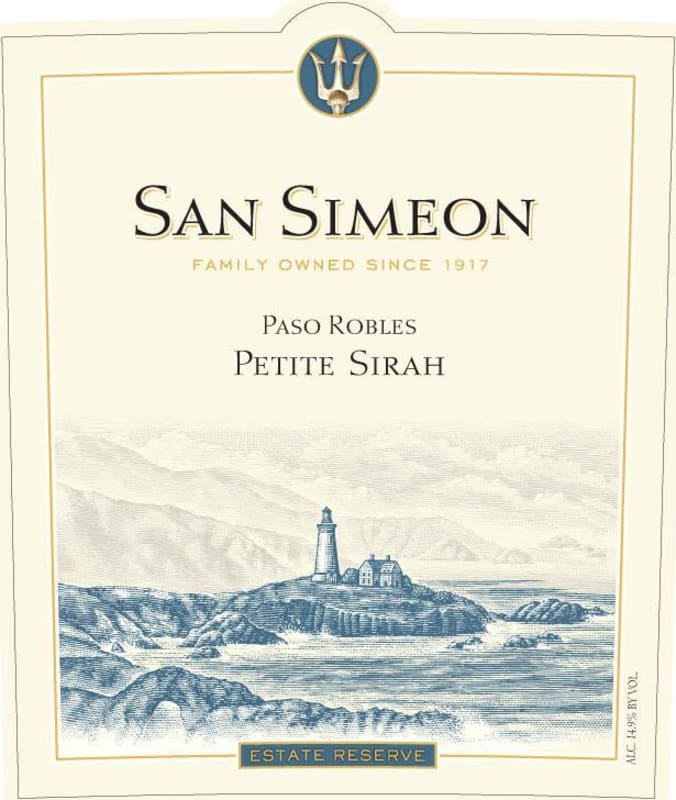 San Simeon Paso Robles Petite Sirah 2011 Front Label