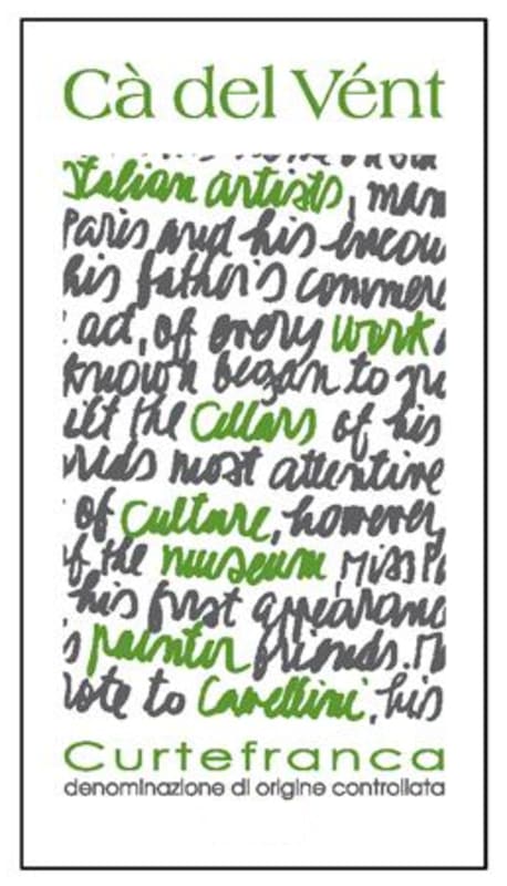 Ca del Vent Curtefranca Bianco 2011 Front Label