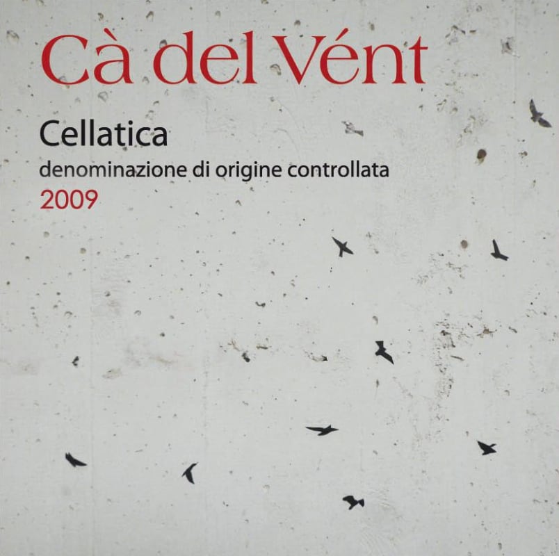 Ca del Vent Cellatica 2009 Front Label