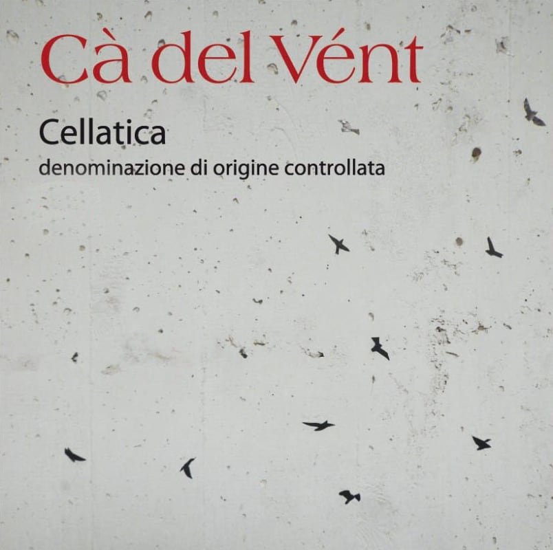 Ca del Vent Cellatica 2013 Front Label