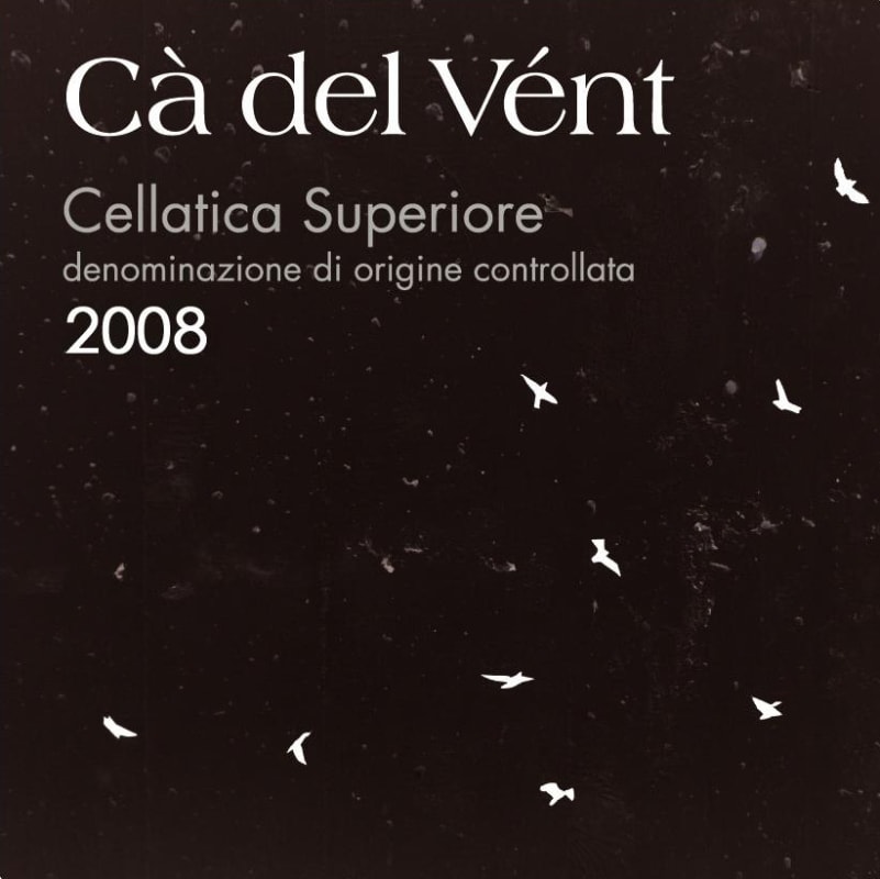 Ca del Vent Cellatica Superiore 2008 Front Label