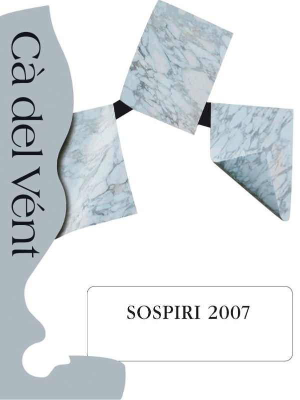 Ca del Vent Sospiri 2007 Front Label
