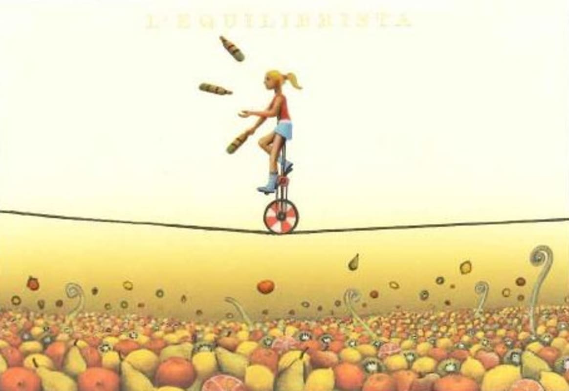 Ca N'estruc L'Equilibrista Blanc 2013 Front Label