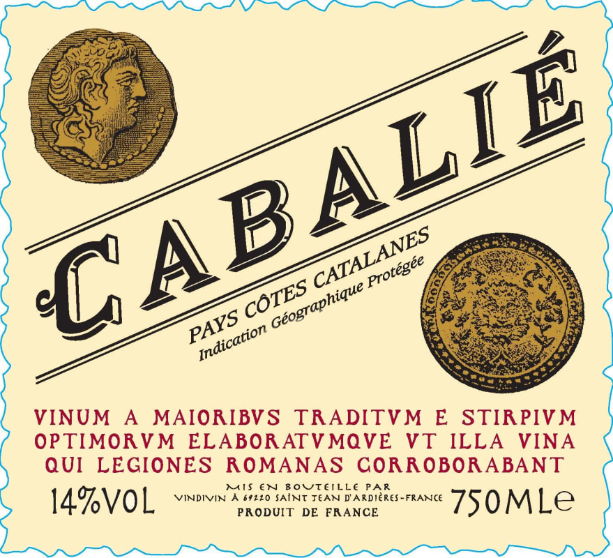 Cabalie Cotes Catalanes 2010 Front Label