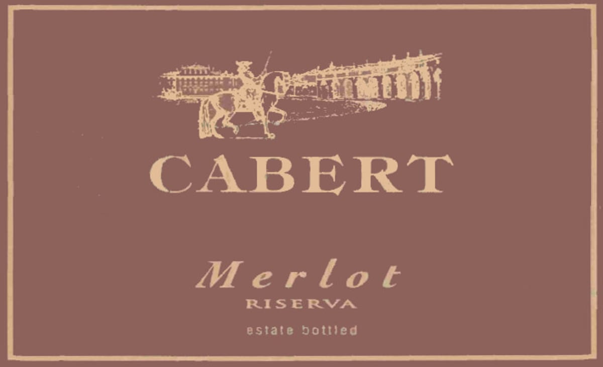 Cabert Friuli Grave Riserva Merlot 2012 Front Label