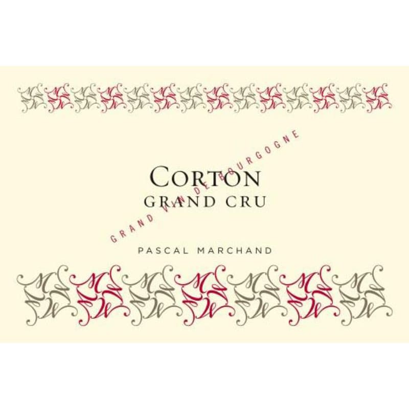 Pascal Marchand Corton Grand Cru 2012 Front Label