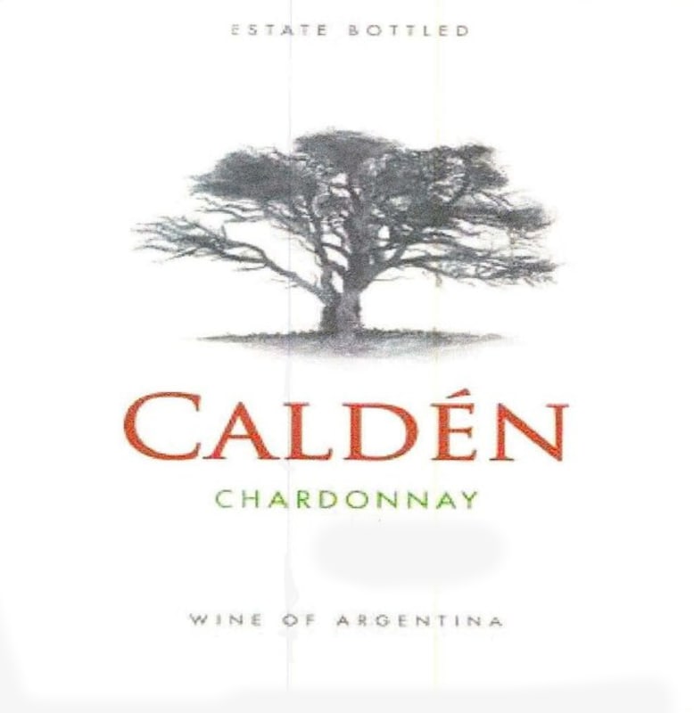 Calden Chardonnay 2014 Front Label