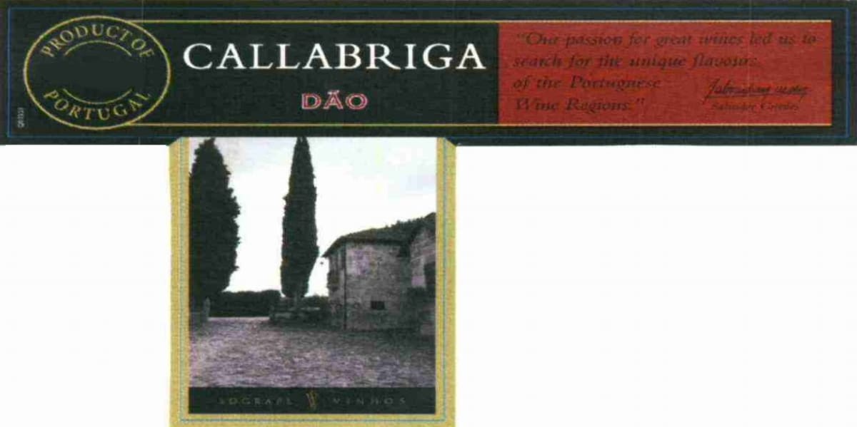 Callabriga Dao 2011 Front Label