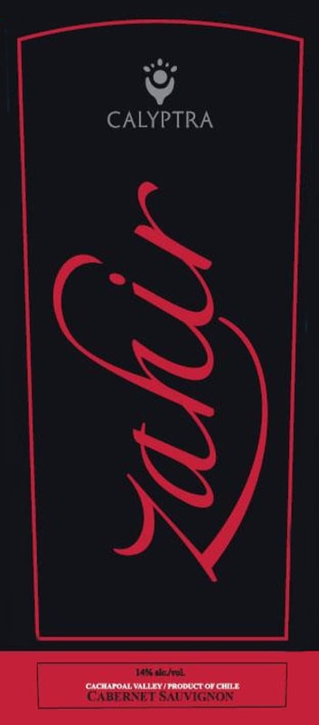Calyptra Vinedos y Bodega Zahir Cabernet Sauvignon 2010 Front Label