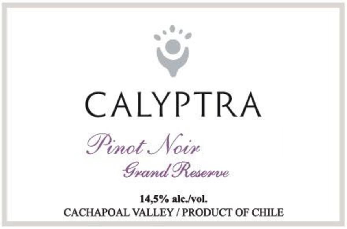 Calyptra Vinedos y Bodega Gran Reserva Pinot Noir 2012 Front Label