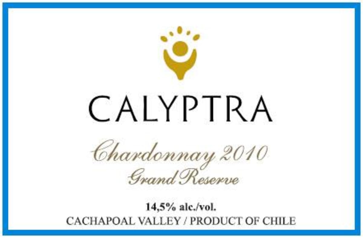Calyptra Vinedos y Bodega Gran Reserva Chardonnay 2010 Front Label