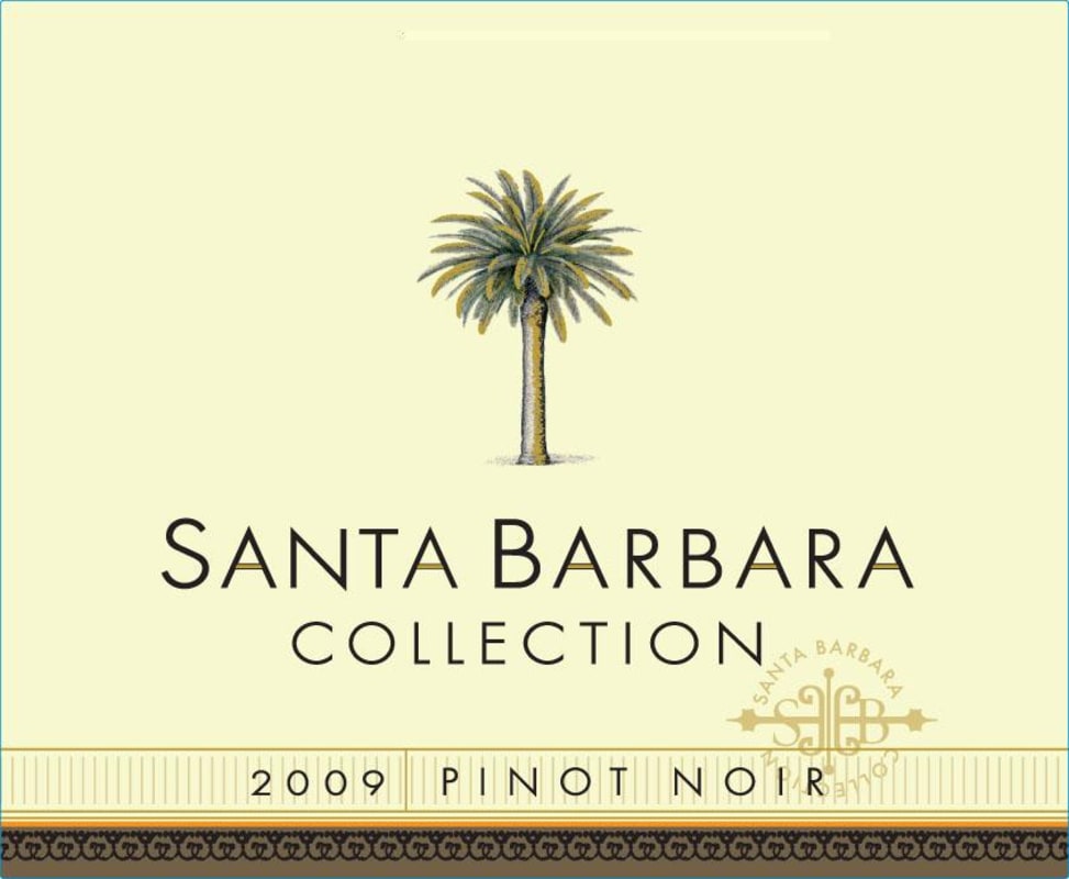 Santa Barbara Collection Pinot Noir 2009 Front Label