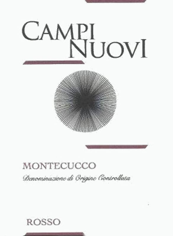 Campinuovi Montecucco Rosso 2012 Front Label