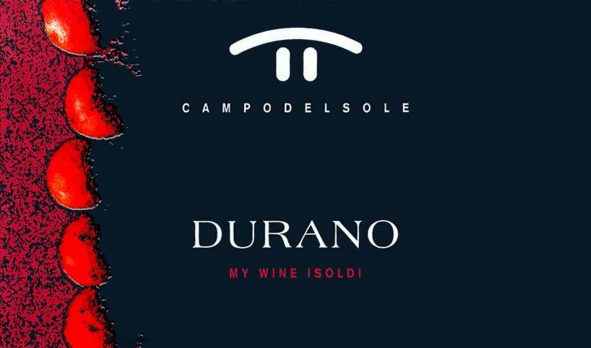 Campodelsole Romagna Durano Sangiovese 2014 Front Label