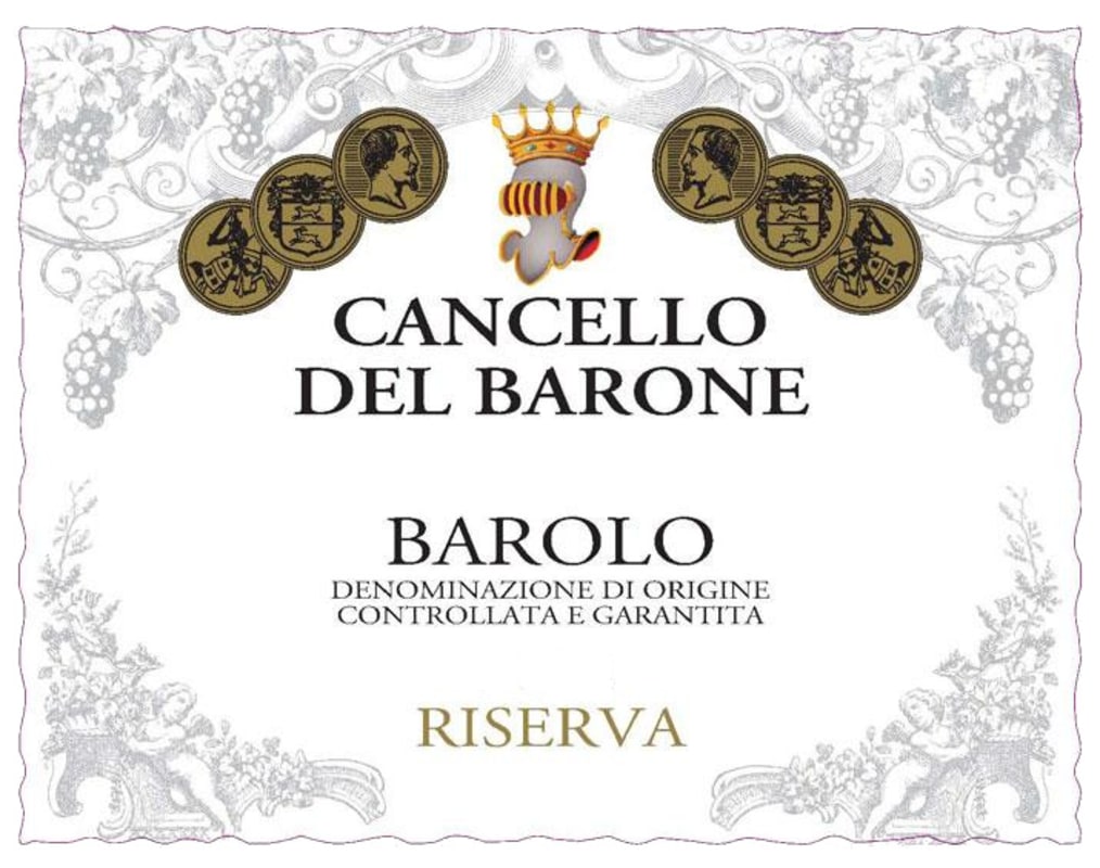 Cancello Del Barone Barolo Riserva 2005 Front Label
