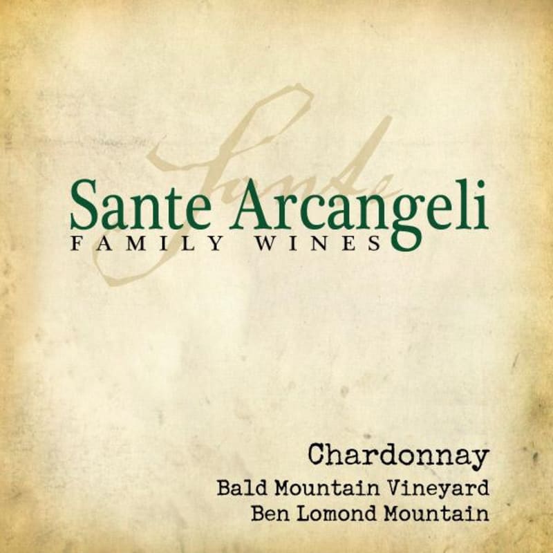 Sante Arcangeli Bald Mountain Vineyard Chardonnay 2013 Front Label