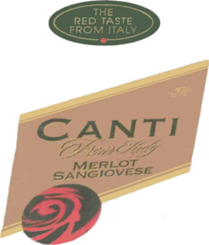 Canti Sicilia Merlot Sangiovese 2015 Front Label