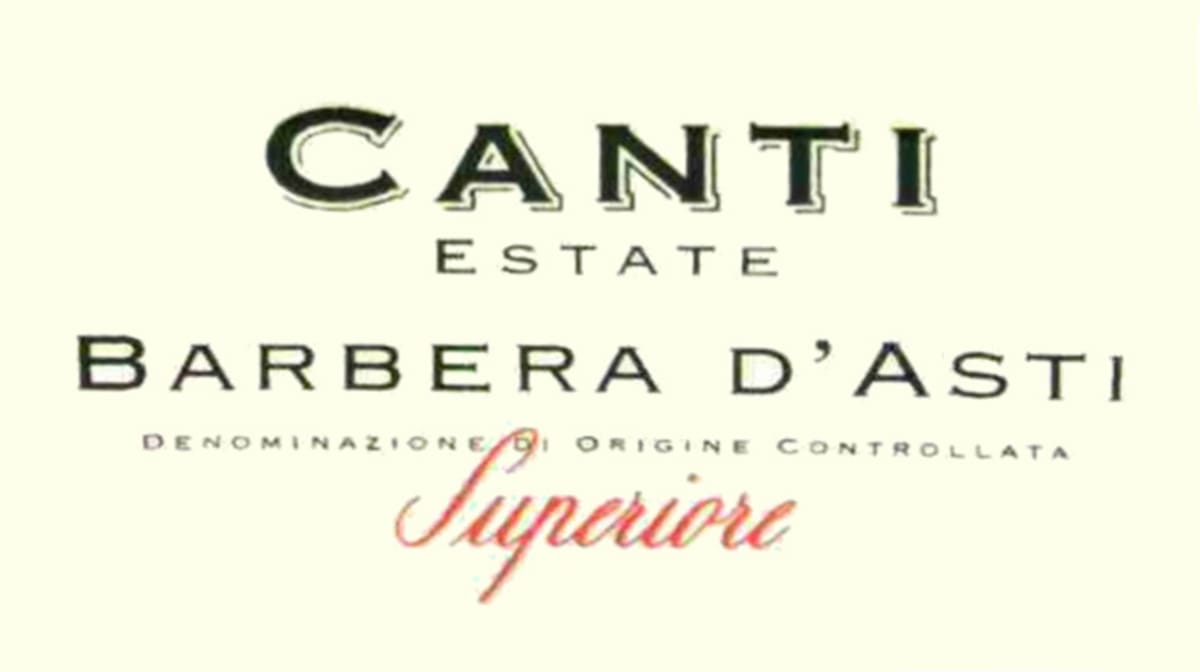 Canti Barbera d'Asti Superiore 2009 Front Label