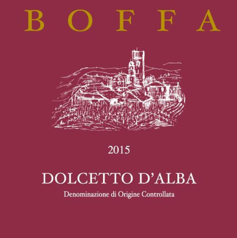 Cantina Boffa Carlo Dolcetto d'Alba 2015 Front Label