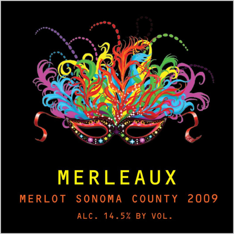 Sapphire Hill Vineyards Merleaux Merlot 2009 Front Label