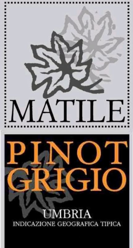 Cantina Cardeto Matile Pinot Grigio 2013 Front Label