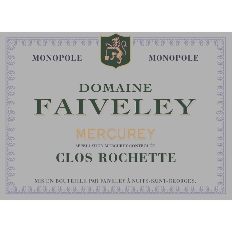 Faiveley Mercurey Clos Rochette 2014 Front Label