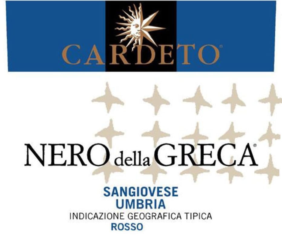 Cantina Cardeto Nero della Greca Sangiovese 2009 Front Label