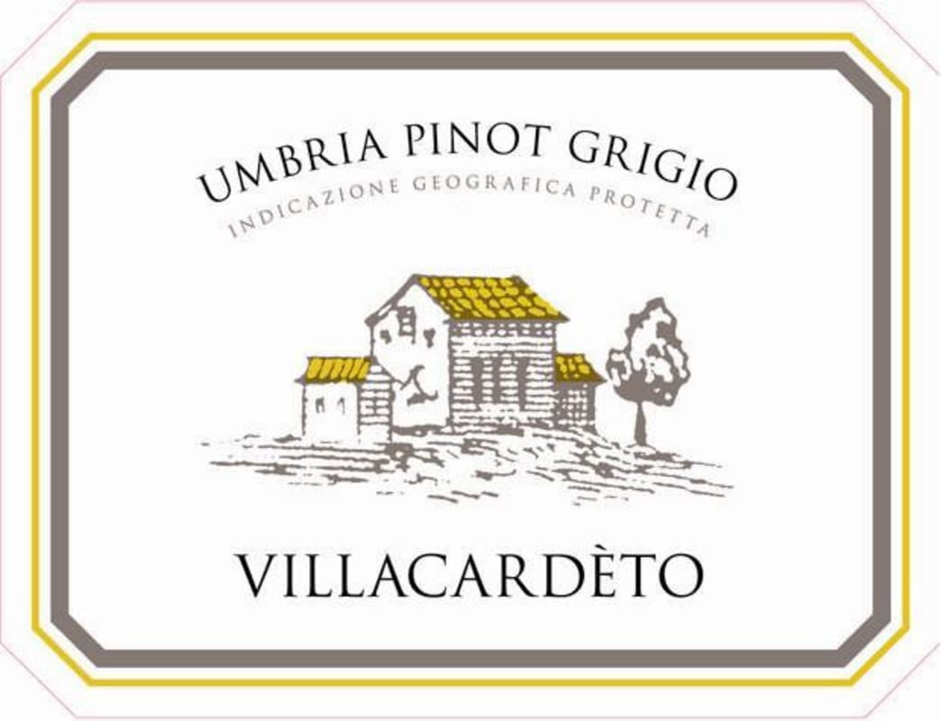 Cantina Cardeto Villacardeto Pinot Grigio 2014 Front Label