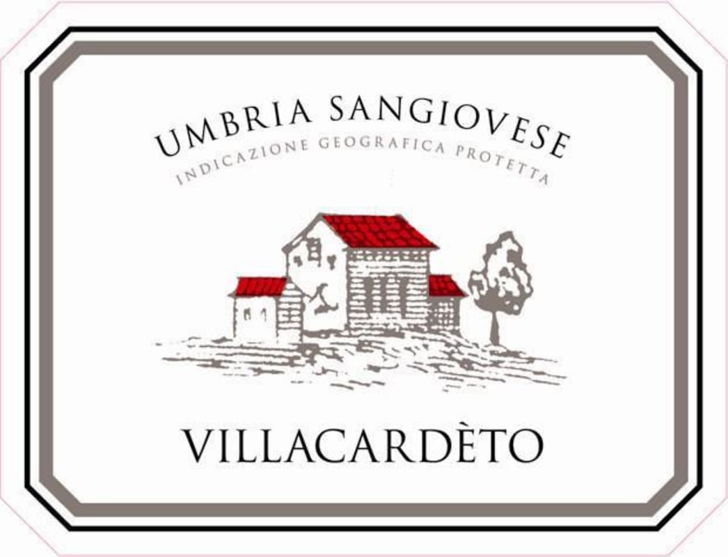 Cantina Cardeto Villacardeto Sangiovese 2012 Front Label