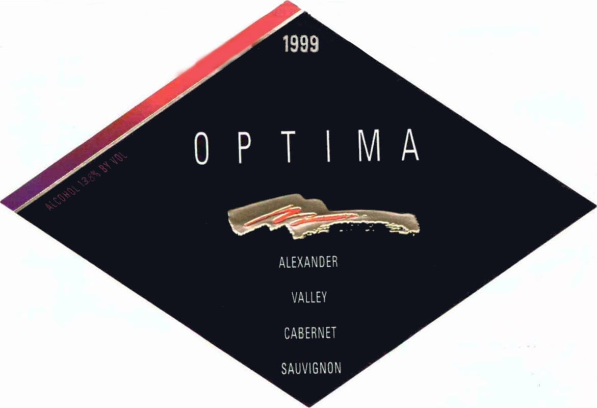 Optima Cabernet Sauvignon 1999 Front Label