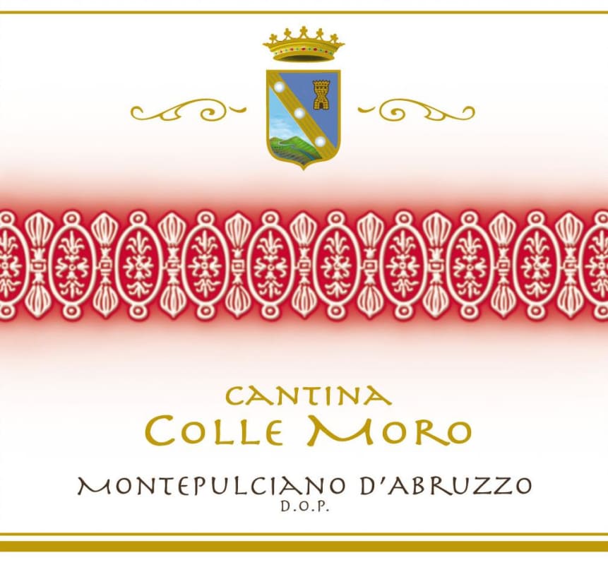 Cantina Colle Moro Montepulciano d'Abruzzo 2014 Front Label