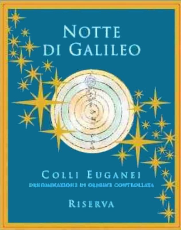 Cantina Colli Euganei Colli Euganei Rosso Notte di Galileo Riserva 2010 Front Label