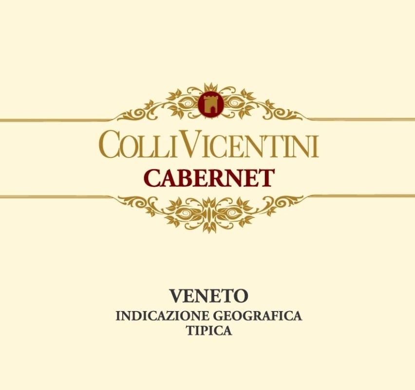 Cantina Colli Vicentini Cabernet Sauvignon 2015 Front Label
