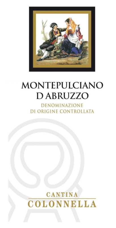 Cantina Colonnella Montepulciano d'Abruzzo 2012 Front Label