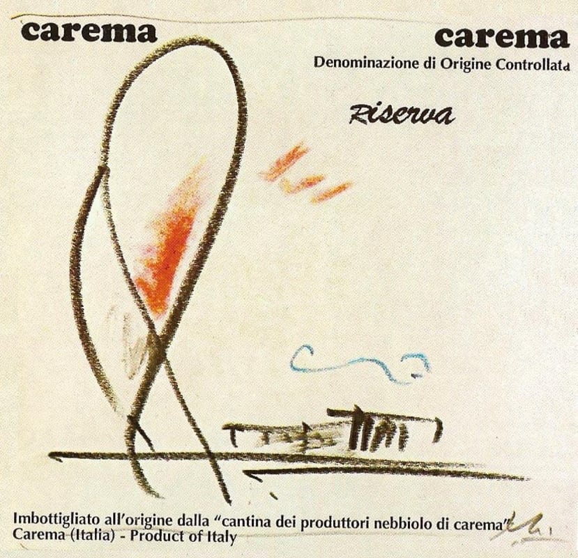 Cantina dei Produttori Nebbiolo di Etichetta Bianca Riserva 2012 Front Label