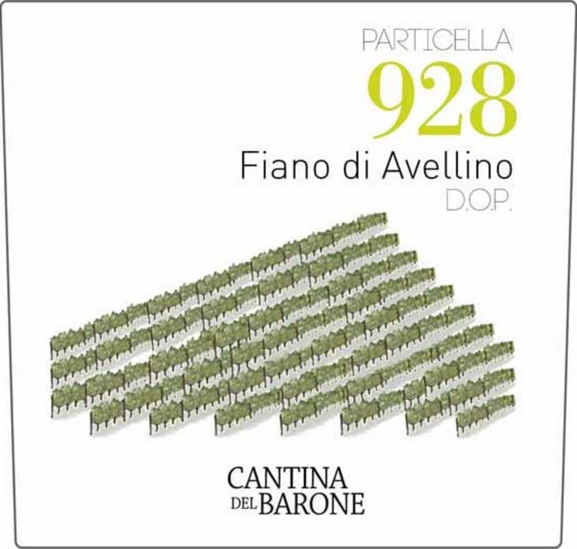 Cantina del Barone Fiano di Avellino Particella 928 2012 Front Label