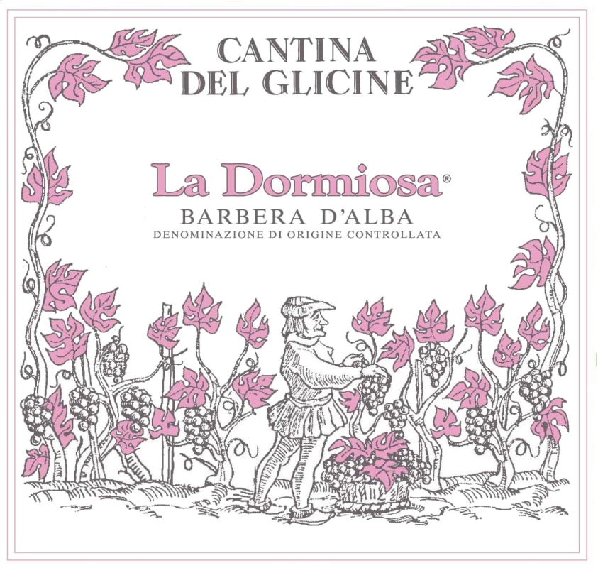 Cantina Del Glicine La Dormiosa Barbera d'Alba 2012 Front Label