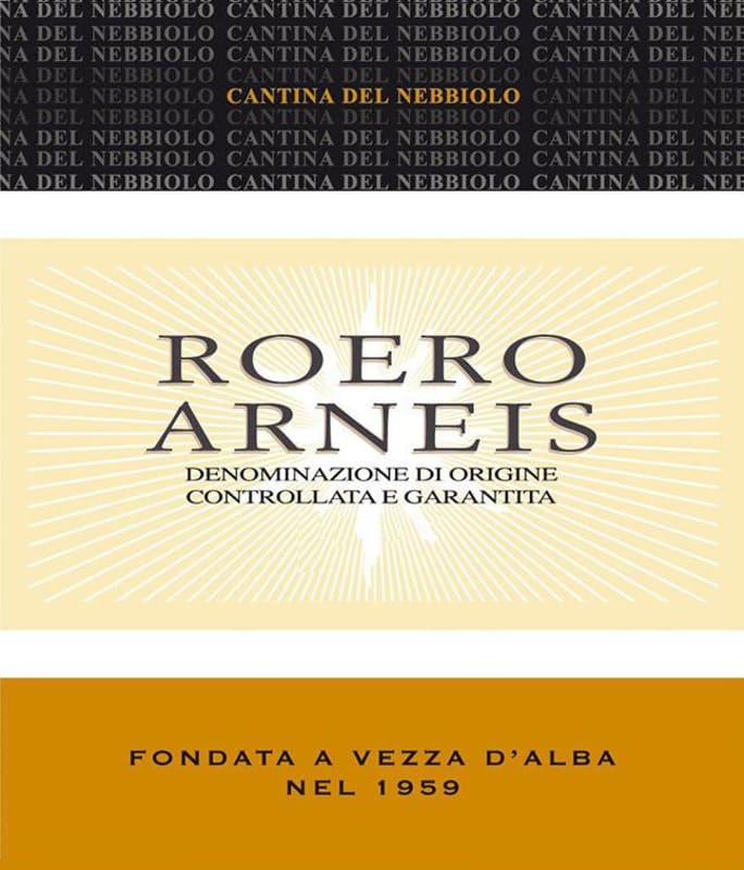 Cantina Del Nebbiolo Roero Arneis 2015 Front Label