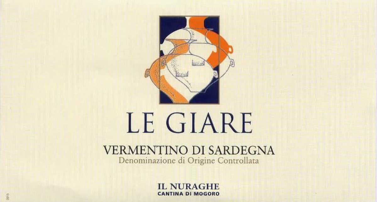 Cantina di Mogoro Vermentino di Sardegna Le Giare 2012 Front Label