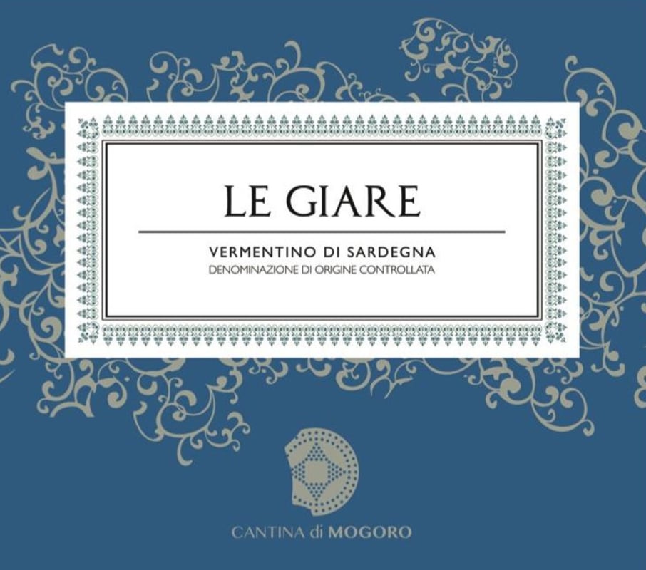 Cantina di Mogoro Vermentino di Sardegna Le Giare 2014 Front Label