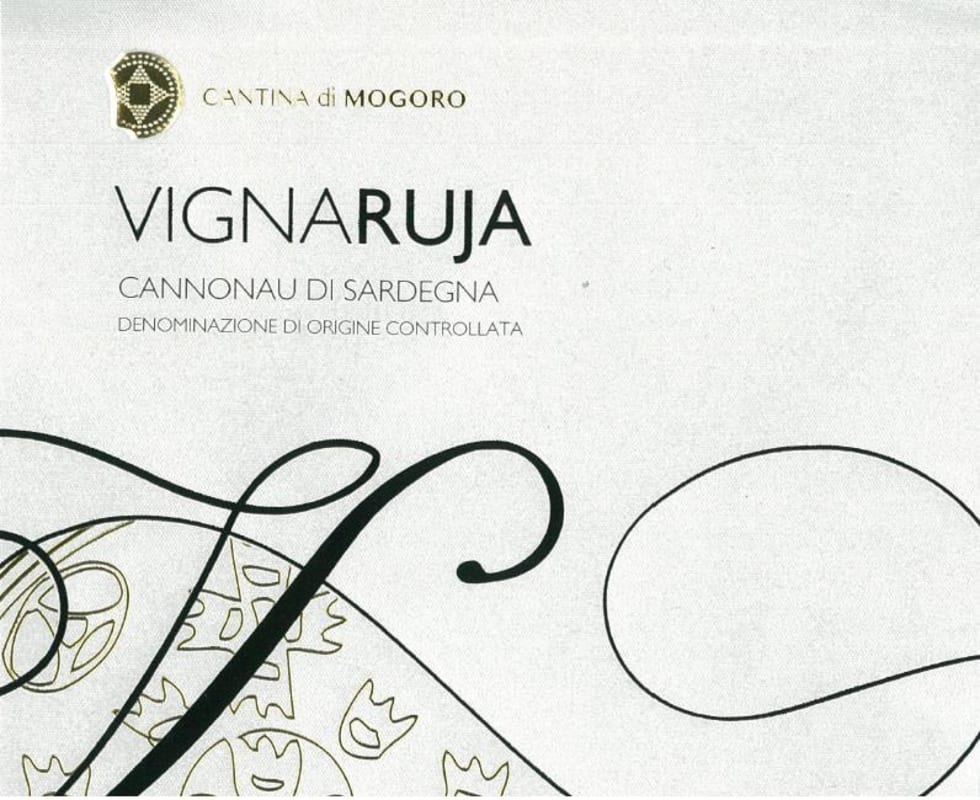 Cantina di Mogoro Cannonau di Sardegna Vignaruja 2013 Front Label