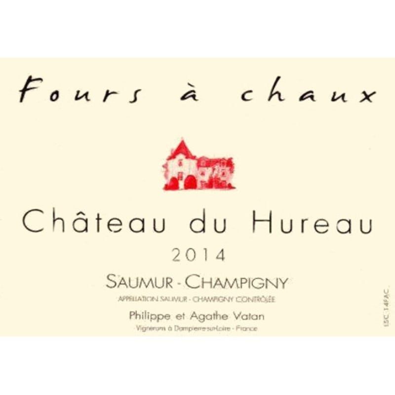 Chateau du Hureau Saumur-Champigny Fours a Chaux 2014 Front Label