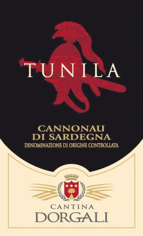 Cantina Dorgali Cannonau di Sardegna Tunila 2014 Front Label